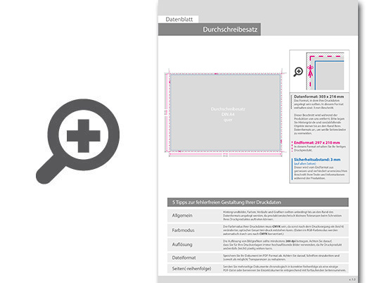 Product Bild durchschreibes__tze_din_a4_quer__5-fach__4_0-farbig__50_s__tze_je_block