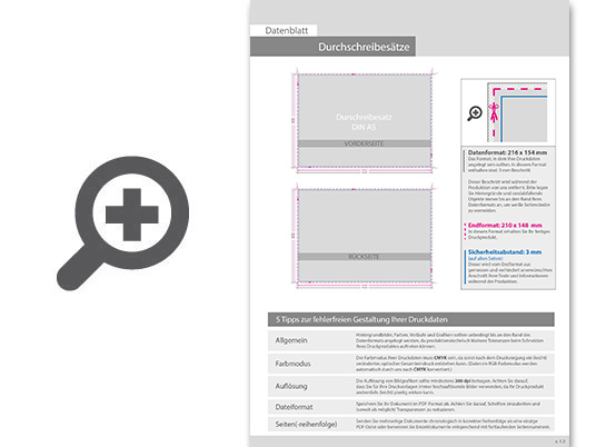 Product Bild durchschreibes__tze_din_a5_quer__2-fach__1_1-farbig__50_s__tze_je_block