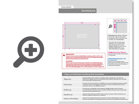 Product Bild eintrittskarte_din_a5_quer_1_x_nummeriert_(4_0_einseitig_bedruckt)