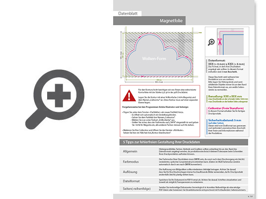 Product Bild magnetische_wechselwerbung_in_wolke-form___einseitig_4_0-farbig_bedruckt