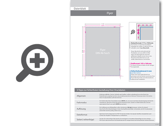 Product Bild neonflyer_rot_din_a6_(10_5_cm_x_14_8_cm)